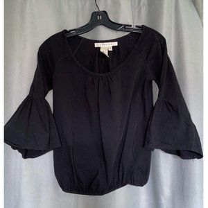 Studio M Black Puffy Sleeved